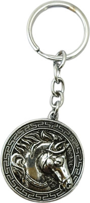 Le Stylo Gift Collection Running Horse Lucky Keyring Metal Body for Car & Bike Key Chain