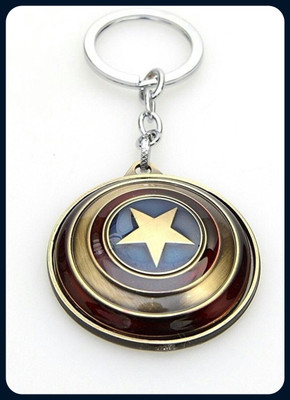 GIKH Marvel Super Hero The Avengers Captain America Shield-Keychain Key Chain