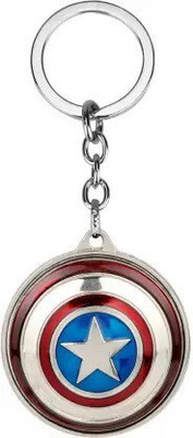BBG NEW_Captin America Rotatable Shield Key Chain