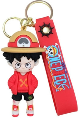 PEARLISH Luffy 3D Silicone Keychain Key Chain