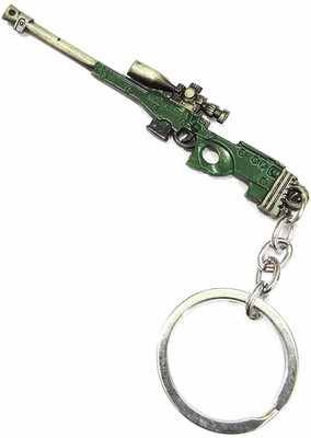 gtrp key Chain-key-Pubg-AWM-Sniper-Devil-Matt-GREEN-Key Key Chain