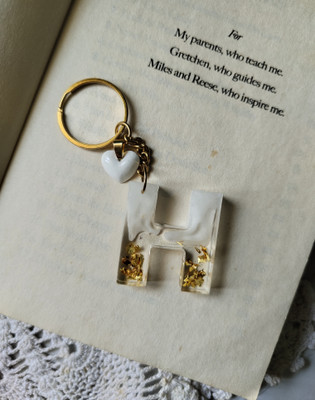 SnipNclip Crafts H Letter Keychain Key Chain