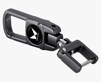 nuira M New Car Logo Keychain Heavy Duty Premium Metal Black Color ( New Edition ) Key Chain