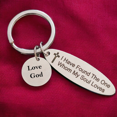 Shiv Jagdamba I Have Found The One Whome My Soul Loves ( Love God) Keychain LCShivKey202359 Key Chain