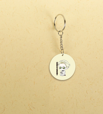 Special Trend Hub A Warrior's Quiet Contemplation - Anime Printed Round Keychains Pack of 2 Key Chain