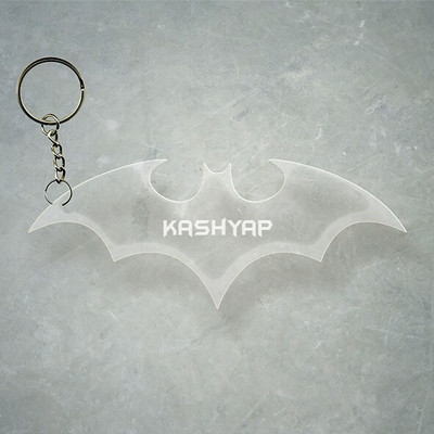 SY Gifts Batman Logo Desigh With Kashyap Name Key Chain