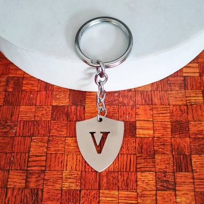 Sullery English Alphabet Initial Charms Letter Initial V Alphabet SulleryKey202271 Key Chain