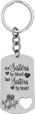 Shiv Jagdamba Personalised Not Sisters By Blood But Sisters By Heart Keychain LCShivKey240 Key Chain