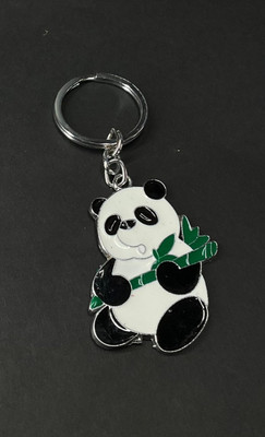 Skycart panda Keychains for Car Bike Key Chain