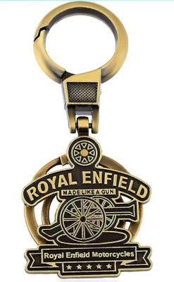 dk printing Royal Enfield Metal keychain for car,bike,roomkey Key Chain