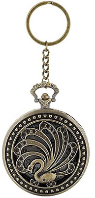 GKM Dancing Peacock premium quality pocket watch keychain for gifting Key Chain