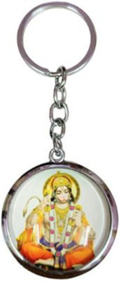 PEARLISH Crystal Hanuman / Hanuman Ji Metal Keychain K-1 Key Chain