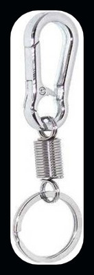 Meeko.com Heavy Duty Metal Spring hook Locking for Bike & Cars-KC Key Chain