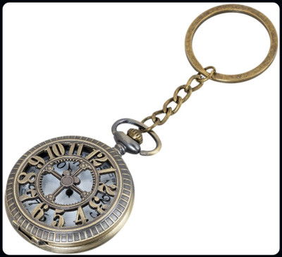 BBG BBG_Pocket Watch Clock 1 Metal Key Chain-A Key Chain