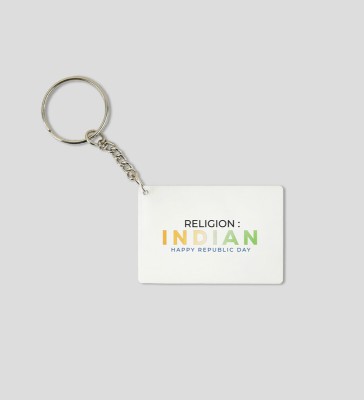 MiTrends Indian Religion White Printed Key-Chain For Gifts Key Chain