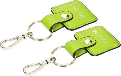 Sassora Genuine Leather Square Shape Key Holder - A539 Key Chain