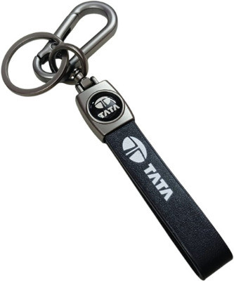 PEARLISH Premium Quality Tata Car Leather Keychain Key Chain