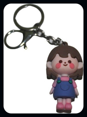 MAG BEE PVC Cute Soft rubber Doll for girls-kC89-Premium Key Chain
