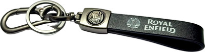 ATAR Keep Riding Catchy Premium Leather & Metal Keychain Compatible For Men and Women Key Chain