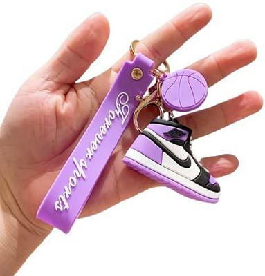 gtrp New Trending Sneakers keychains 3D Cute Sneakers/Shoe Design Keychain Purple Key Chain