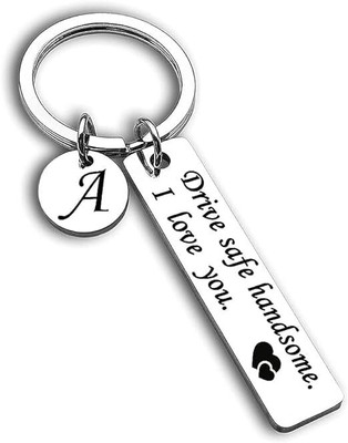 Artisans Crafted Drive Safe Handsome Keychain Gift Key Chain