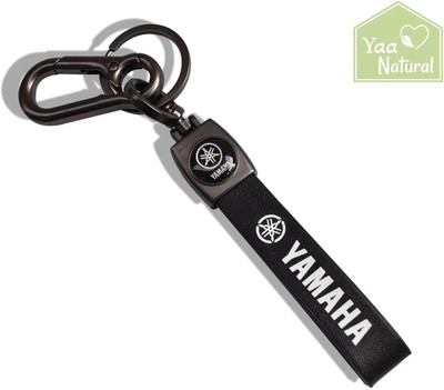 YAANATURAL LEATHER&Metal YAMAHA Bikes Stainless Steel KeyChain For Men Women |MT15|FZ|R15 Key Chain