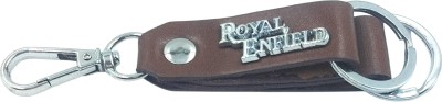 Key Era Royal Enfield 2 Ring Leather Bike Key Chain