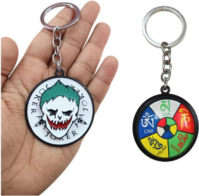 PEARLISH Joker 360 Degree Rotating keychain & Leh & Ladakh Keychain Key Chain