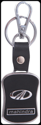 gtrp Trendy-SM166 new Mahindra Leather Locking Key Chain Key Chain