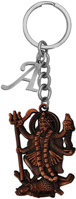 Newview Mahakali Letter Alphabet A Metal Keychain For Men And Women Key Chain