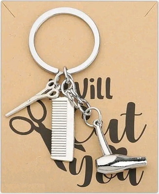 PsProducts Hair Dryer/Scissor/Comb Hairdresser Keychain Salon barber Key Chain Key Chain