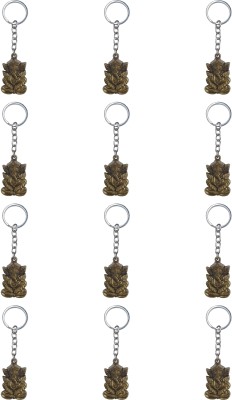 BLESSINGS Set Of 12 Ganpati G Key Chain