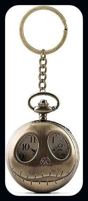 BBG BBG_Ghost Premium Pocket Watch Metal Keychain Retro Vintage-A Key Chain