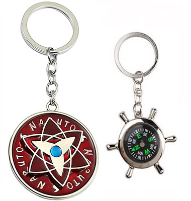 Meeko.com Compass and naruto spinning for men and women Key Chain