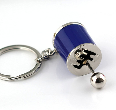 ZUVILIKA 6Speed Creative Auto Part Model Gear Box Keychain Key Chain