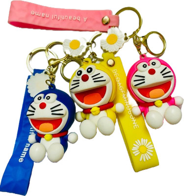 GKM Famous Cartoon Character Doremon premium quality combo set keychain Key Chain