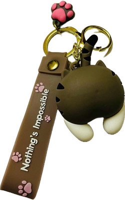 BBG NEW_Famous Cartoon Butt 3D pvc strap & hook keychain Key Chain
