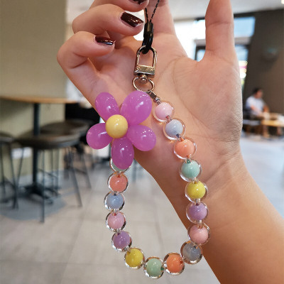 Baby Dino purple Shiny flower keychain Key Chain