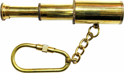 G GOLA G Brass Telescope Handicraft Keychain for car,Bike,Cycle Home Keys Pack of 1 Key Chain