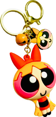 GKM Attractive 3D Powerpuff girl keychain Key Chain