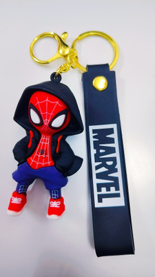 Keychain gallery Spiderman hoddie Cartoon Keyring | Anime Keychain Key Chain