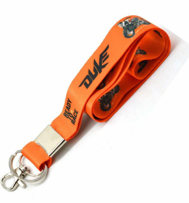 GSV KTM Duke Bike Lanyard Id Card Holder Hook Fabric Keychain Key Holder For Bikes Key Chain