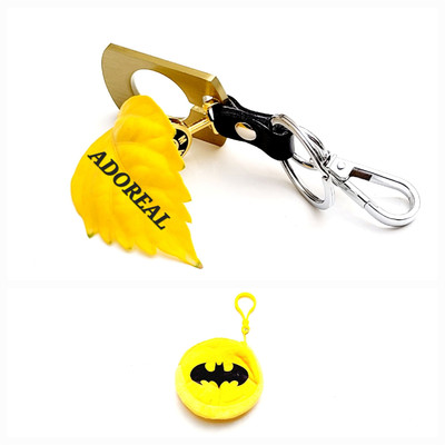 ADOREAL Bmw Keychain Golden Seperable Pouch Free Key Chain