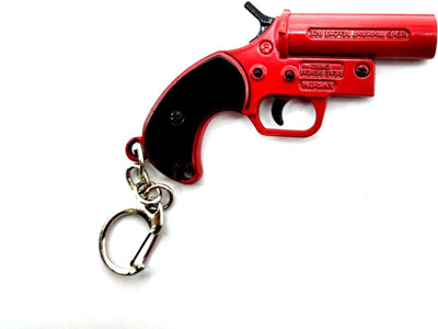 gtrp key Chain-key-PUBG-RED-FLARE-GUN-LIMITED-EDITION-KEY-CHAIN Key Chain