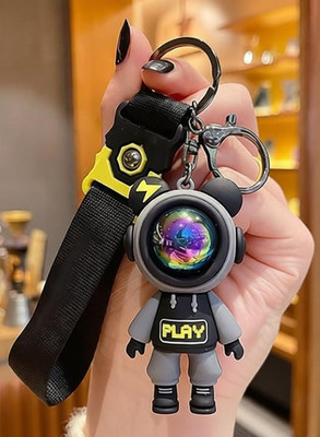 OTTAVO Space Astronaut Gray Keychain For Car, Student Bag, Home Key. Key Chain