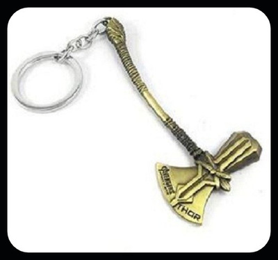 gtrp Trendy-Avengers Infinity War Thor Hammer Keychain Stormbreaker Axe Key Chain