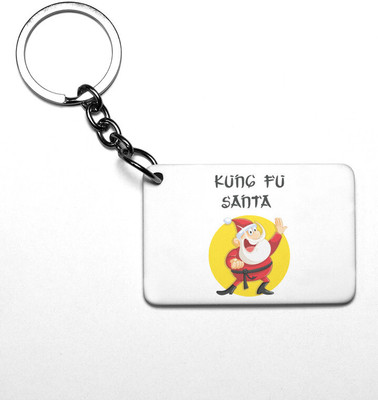 DOGAR ESSENTIALS China's Santa : Printed Kychain by Christmas's Best Gift For Friends Key Chain