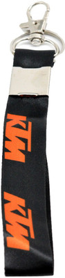 Meeko.com Super Quality Fabric Bike Logo Black Hook Key Chain for Bike Lover Key Chain