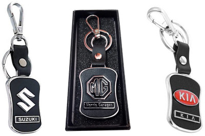 GSV Suzuki,MG,Kia logo Leather hook Keychain best quality keychain Key Chain