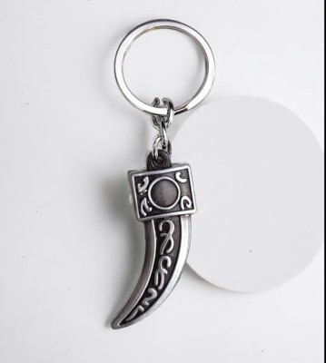 Tera13 Key Chain for Good Luck and Gifting, Punjabi Sikh Khanda Kirpan Symbol Charm Key Chain